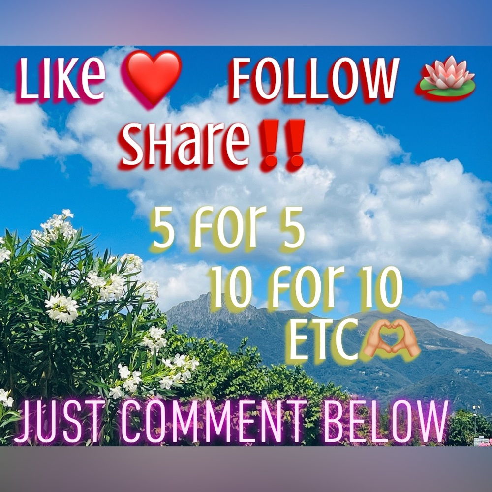 🌺 let’s show Posh ❤️ 2 eachother ! Tag PFFs/Follow & share  random‼️max 25plz🪷